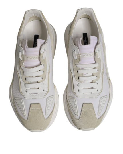 Dolce & Gabbana White Low Top Daymaster Men Sneakers  Shoes