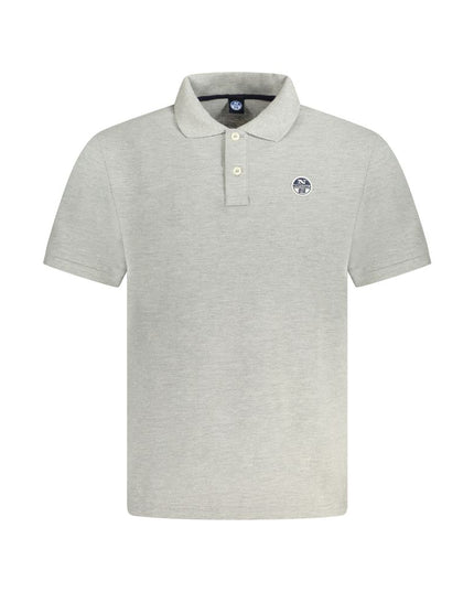 North Sails Brown Cotton Men Polo Shirt
