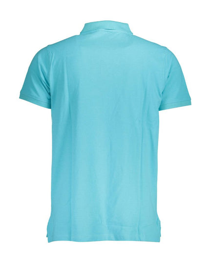Norway 1963 Blue Cotton Men Polo Shirt