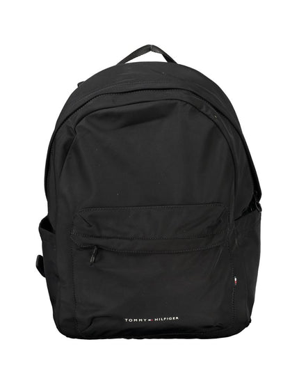 Tommy Hilfiger Black Polyester Backpack