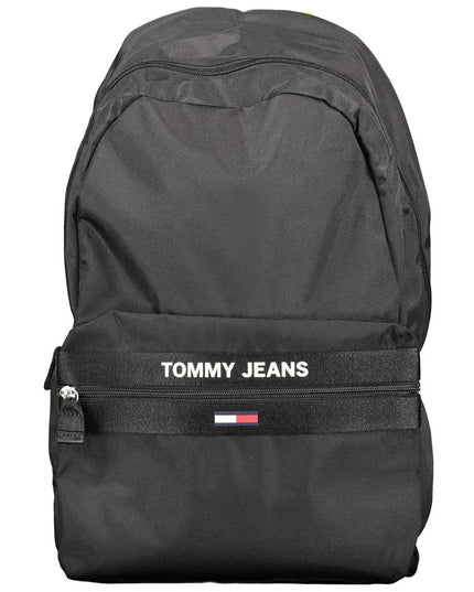 Tommy Hilfiger Black Polyester Backpack