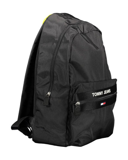 Tommy Hilfiger Black Polyester Backpack