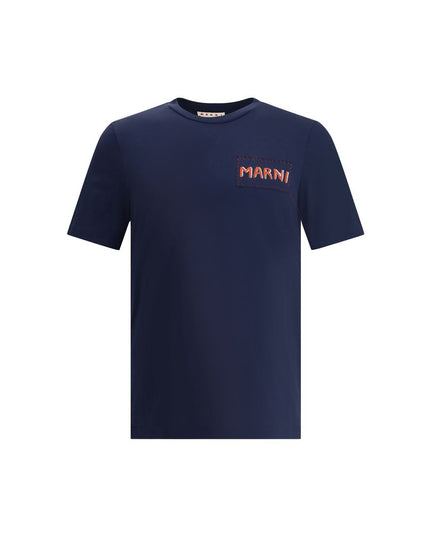 Marni Blue Cotton T-Shirt