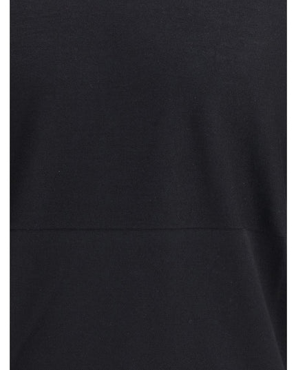 Jil Sander Black Fleece Wool Sweatshirt