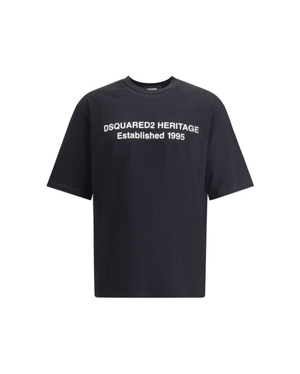 Dsquared² Black Cotton T-Shirt