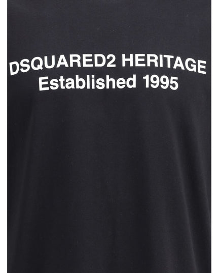 Dsquared² Black Cotton T-Shirt