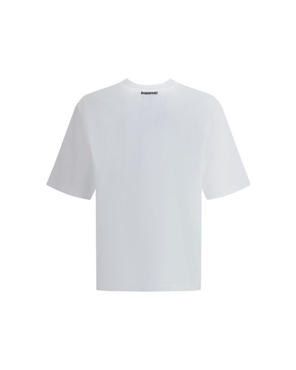 Dsquared² White Cotton T-Shirt