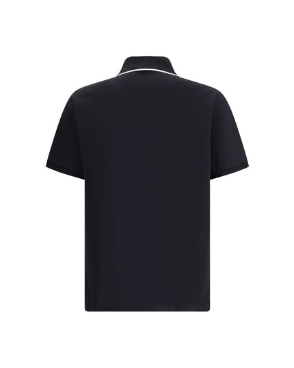 Gucci Black Cotton Polo Shirt