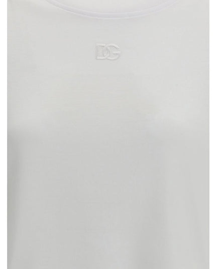 Dolce & Gabbana White Cotton T-Shirt