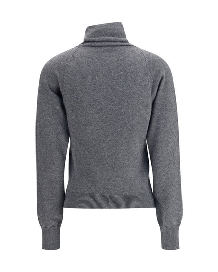 Tom Ford Gray Cashmere Turtleneck