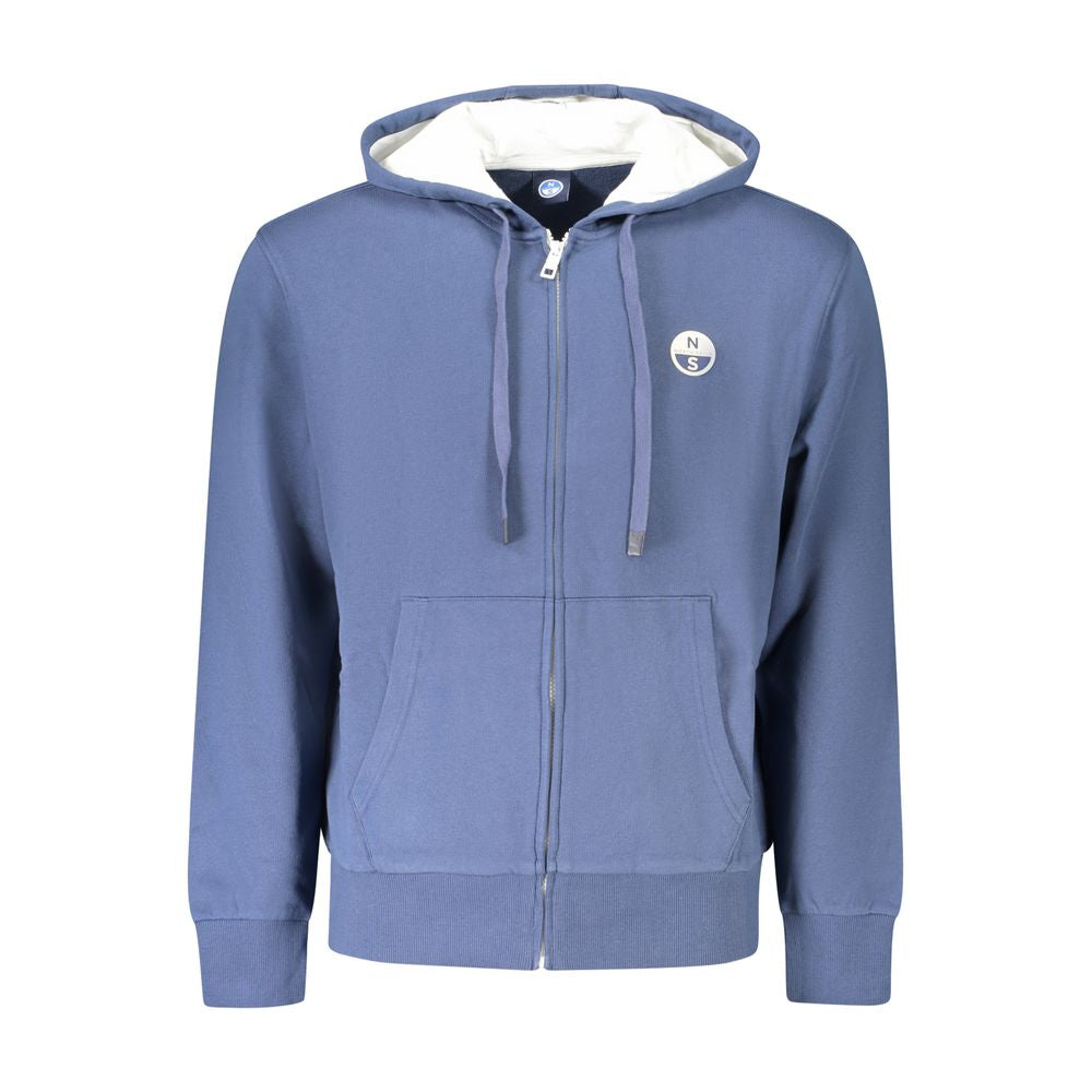 North Sails Blue Cotton Men Sweater