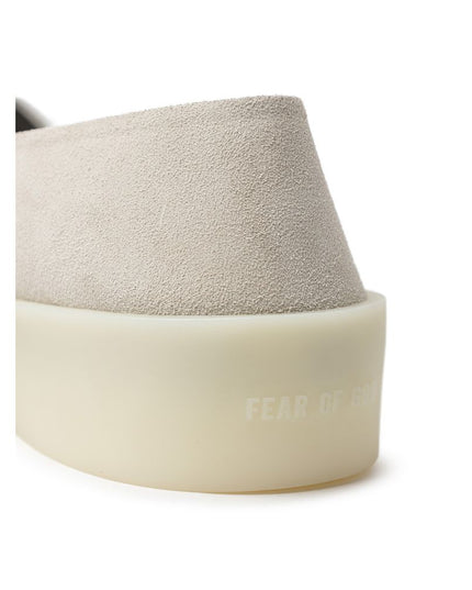 Fear Of God Gray Leather Moccassin