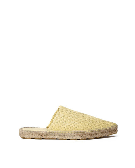 Bottega Veneta Yellow Leather Espadrille