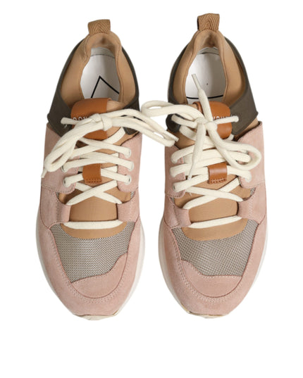 Dondup Multicolor Suede Low Top Women Sneakers Shoes