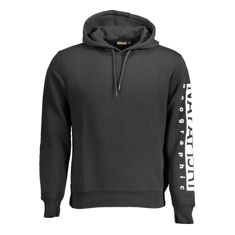 Napapijri Black Cotton Men Sweater
