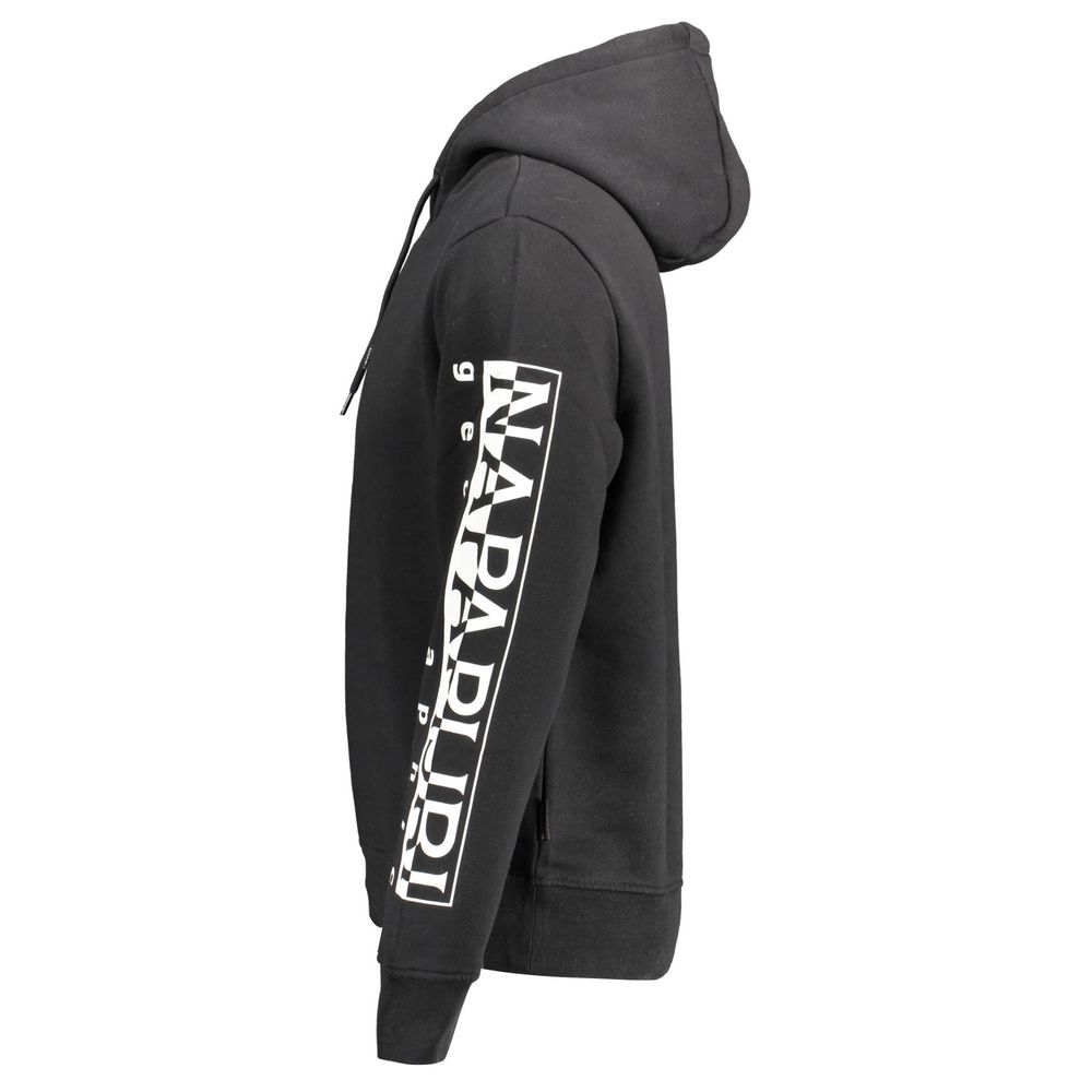 Napapijri Black Cotton Men Sweater