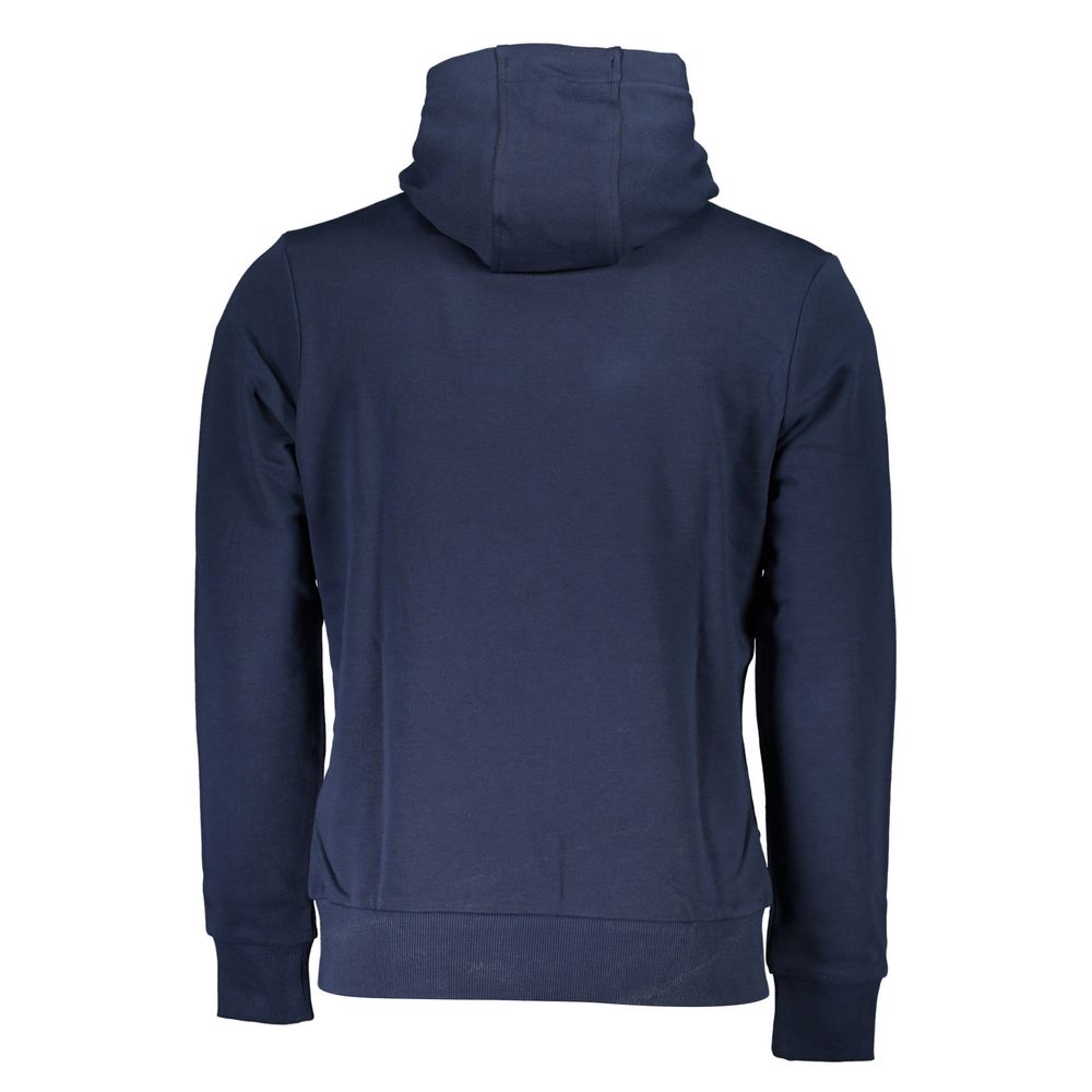 La Martina Blue Cotton Men Sweater