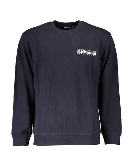 Napapijri Blue Cotton Men Sweater