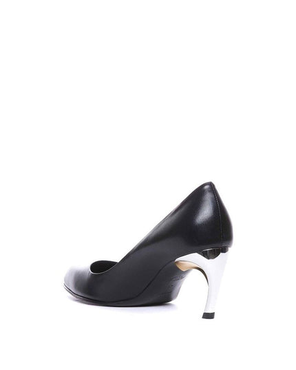 Alexander McQueen Black Lambskin High Heel Pumps