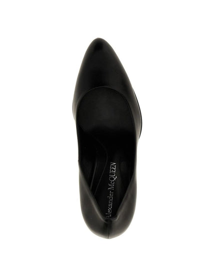 Alexander McQueen Black Lambskin High Heel Pumps