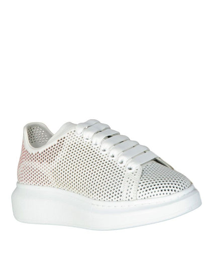 Alexander McQueen White Calfskin Chunky Sneakers