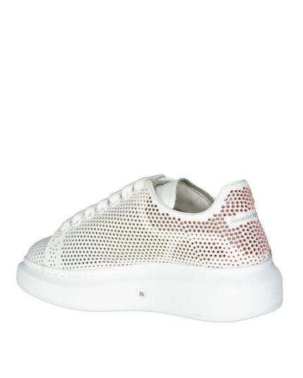 Alexander McQueen White Calfskin Chunky Sneakers