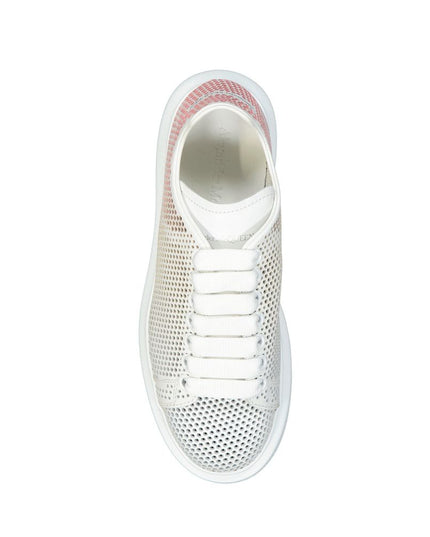 Alexander McQueen White Calfskin Chunky Sneakers