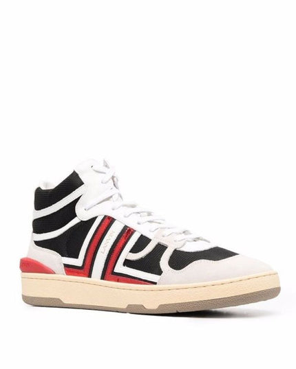 Lanvin Black Calfskin High Top Sneakers