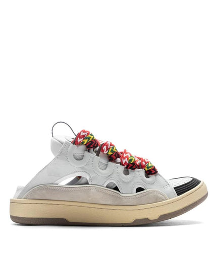 Lanvin White Calfskin Platform Sneakers