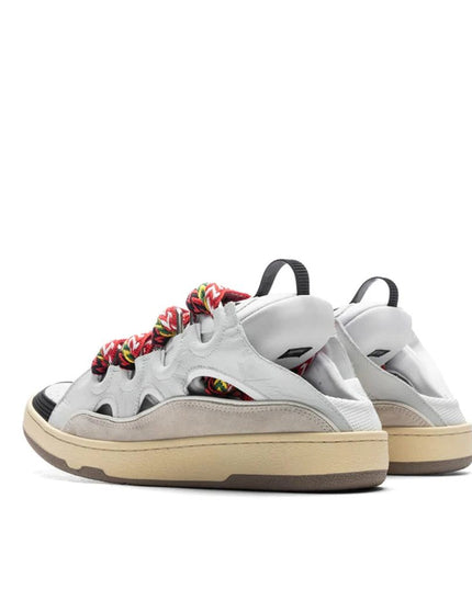 Lanvin White Calfskin Platform Sneakers