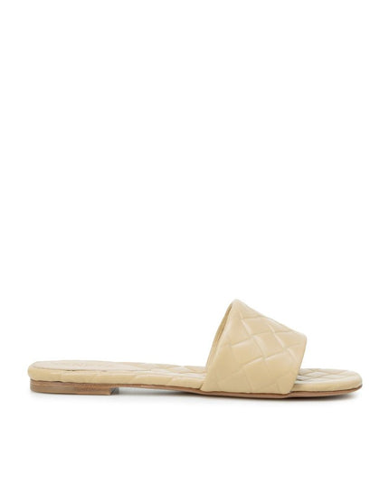 Bottega Veneta Beige Lamb Leather Sandals