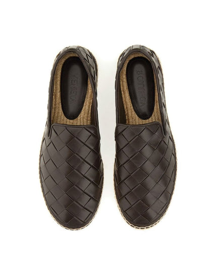 Bottega Veneta Brown Calfskin Espadrilles