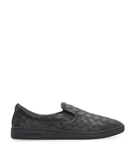 Bottega Veneta Black Calfskin Sneakers