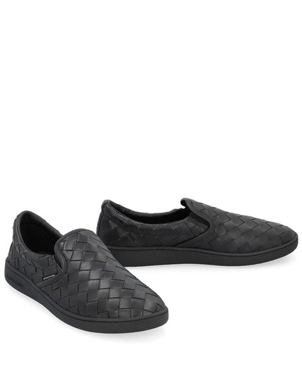 Bottega Veneta Black Calfskin Sneakers