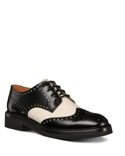 Dior Black Calfskin Oxfords And Derbies