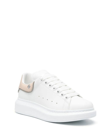 Alexander McQueen White Calfskin Chunky Sneakers