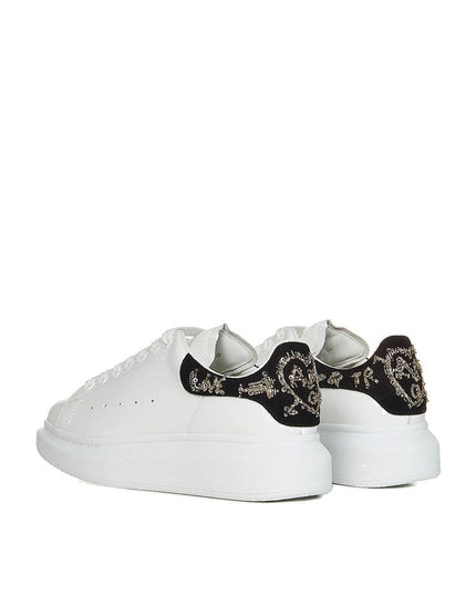 Alexander McQueen White Calfskin Chunky Sneakers