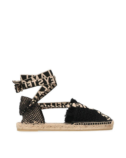 Stella McCartney Black Canvas Espadrilles