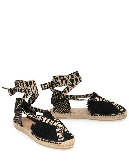 Stella McCartney Black Canvas Espadrilles