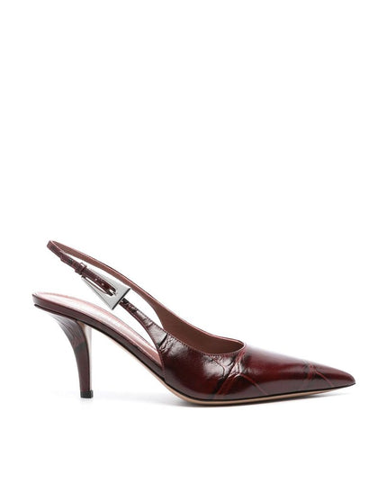 Paris Texas Red Calfskin High Heel Pumps