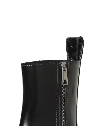 Bottega Veneta Black Calfskin Chelsea Boots