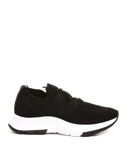 Gianvito Rossi Black Fabric Athletic Sneakers