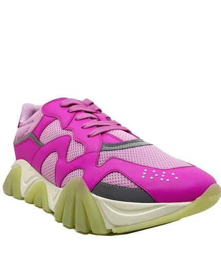 Versace Multicolor Leather Chunky Sneakers