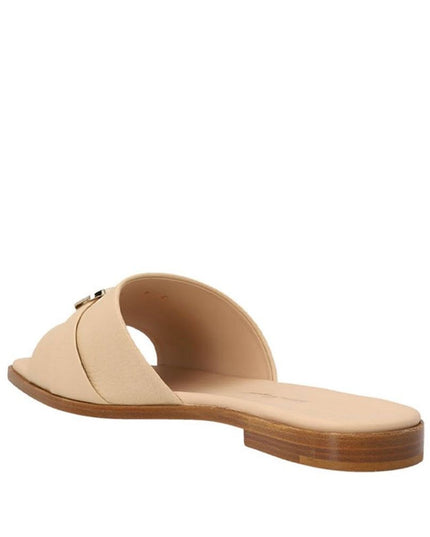 Salvatore Ferragamo Beige Calfskin Sandals