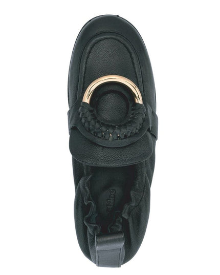 See By Chloé Black Calfskin Slip-On Loafers
