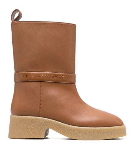Stella McCartney Brown Polyethylene Chelsea Boots
