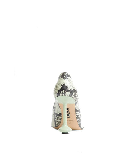 Loewe Green Goatskin High Heel Pumps