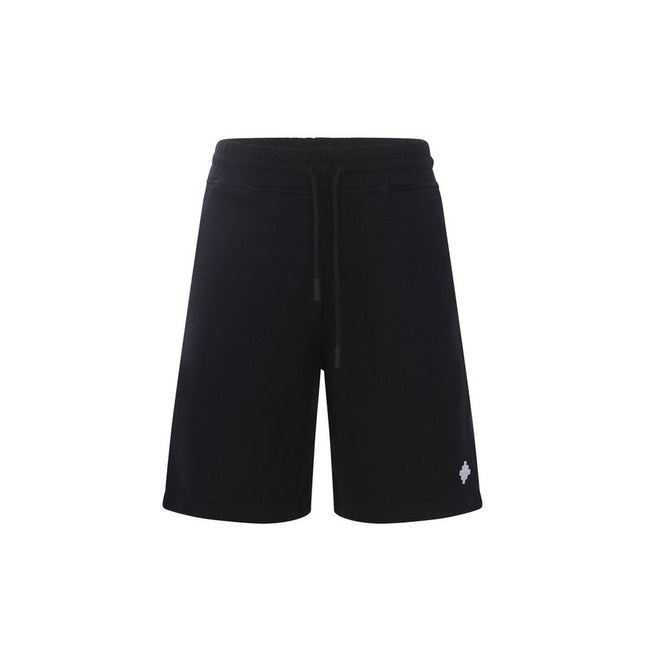 Marcelo Burlon Black Cotton Shorts