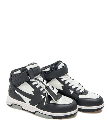 Off-White Black Calfskin Athletic Sneakers