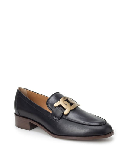 Tod's Black Calfskin Slip-On Loafers